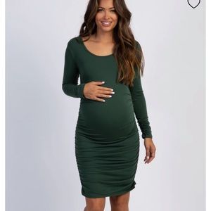 Pink Blush Maternity Dress